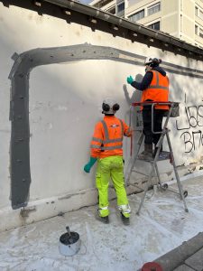 Travaux de reprise sur bâtiments existants