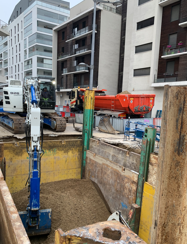 Réalisation de fonçage sous voie a grande circulation en DN 500